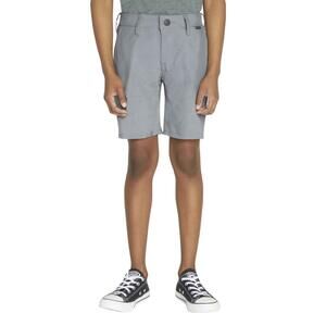 Hurley H2O-Dri Boys Youth Size 10 Cool Gray 2-Way Stretch Shorts NWT